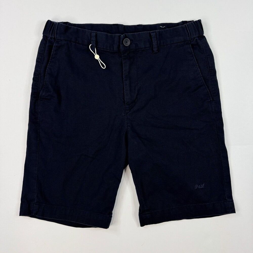 Porter & Ash Mens Luxury Casual Summer Shorts Navy NWOT Size 30